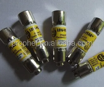 Low Peak Class Glass Fuse Cartridge Fast Fuse Time Delay Fuse 10*38mm 1.125A 600V c