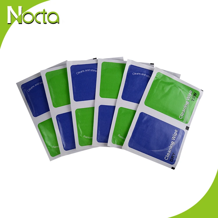 Lens cleaning wet wipes custom logo
