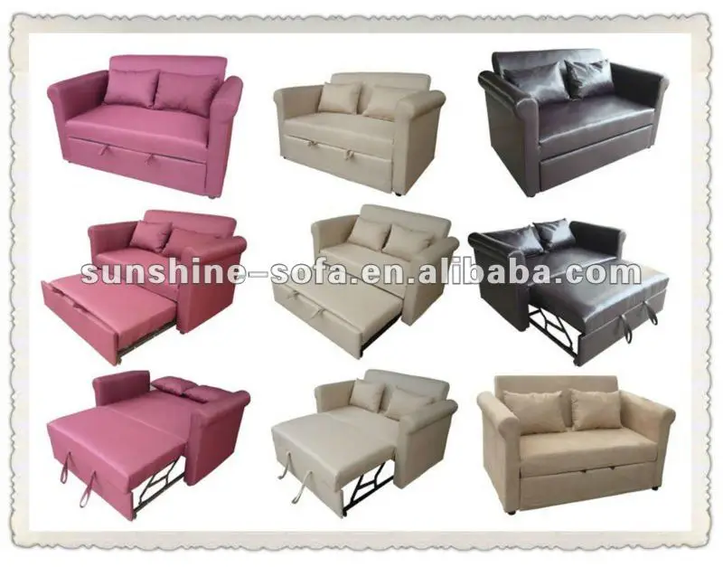 Home Furniture Modern Single Leather Sofa Chair  Bed reclining Sleeper Sofa