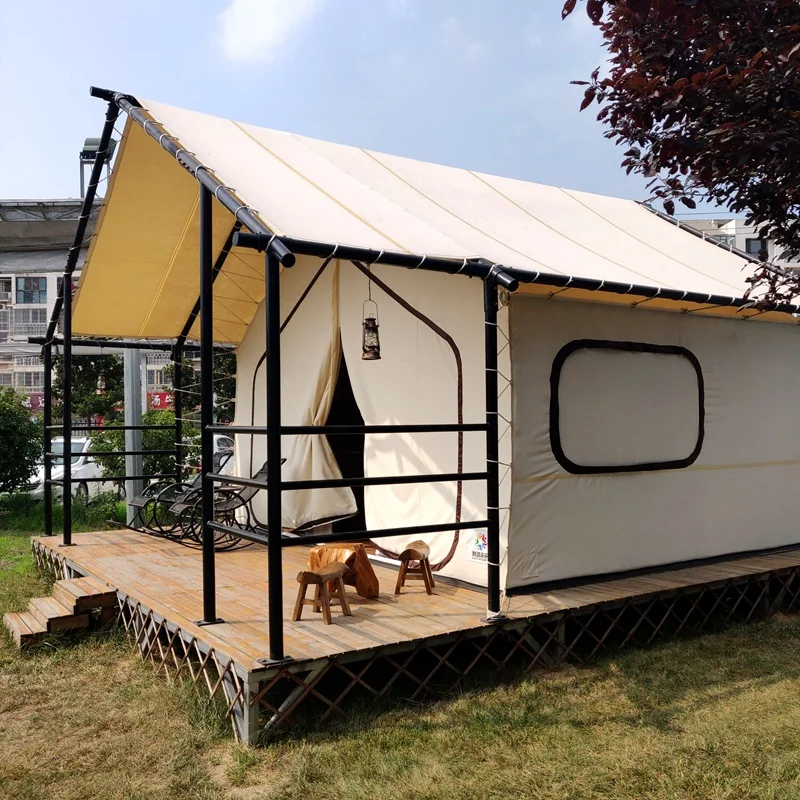 
Cool Luxury safari tent glamping with air conditional 