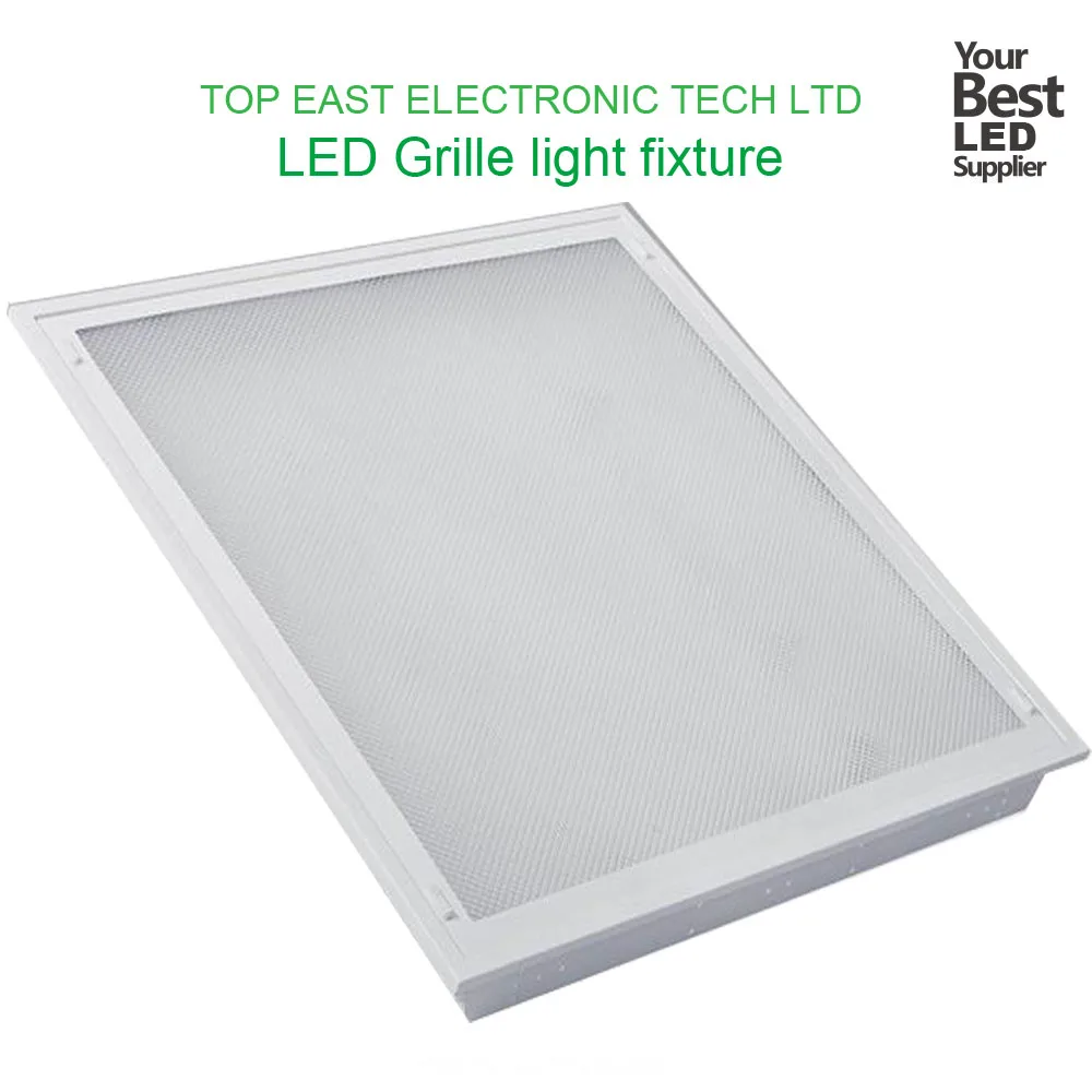 
Super bright 600*600 1200*600 T8 led tube panel light fixture led grille lamp approved by CE RoHS 