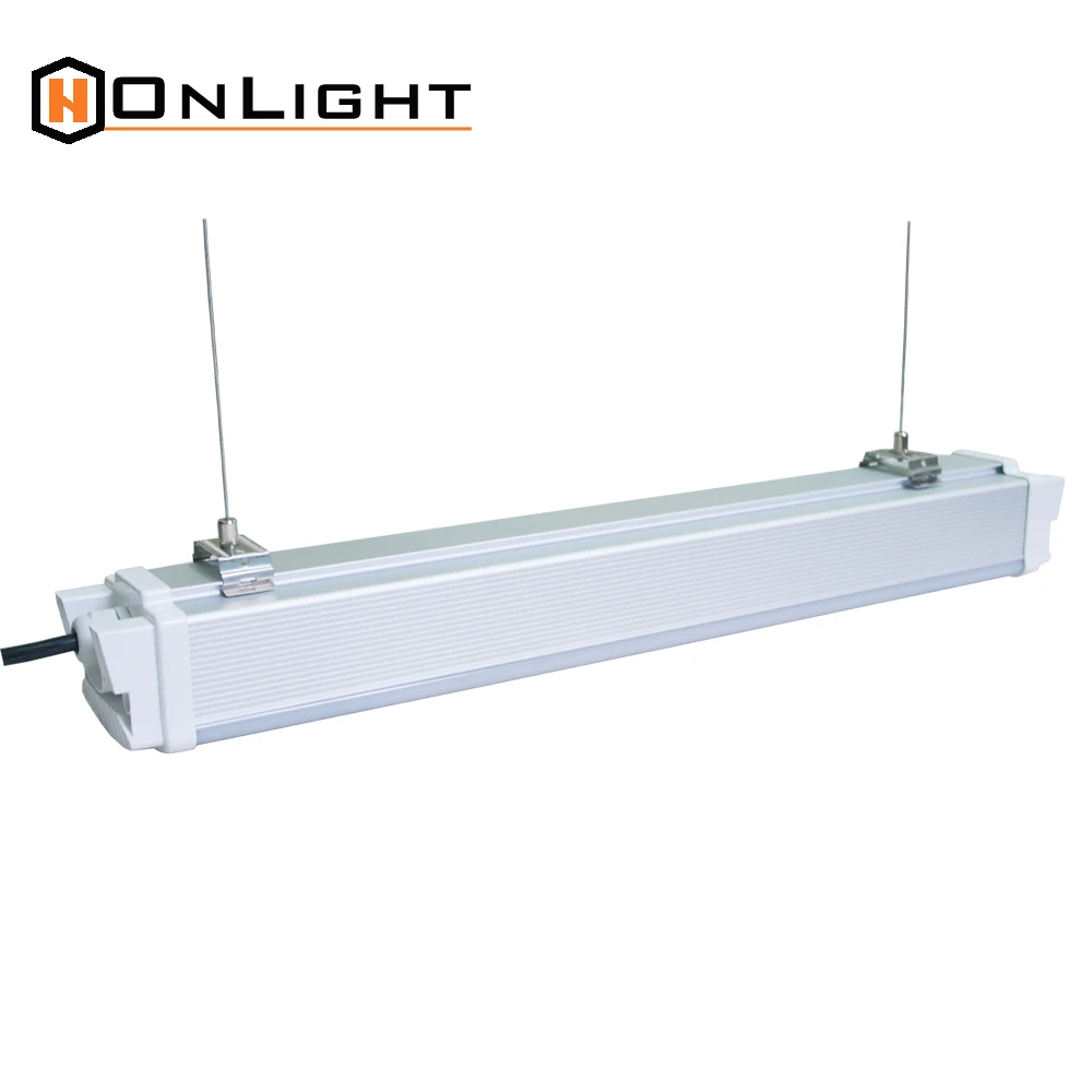 Surface mounted wraparound luminaire linear hanging linkable led shop batten light ip65 led batten luminaires