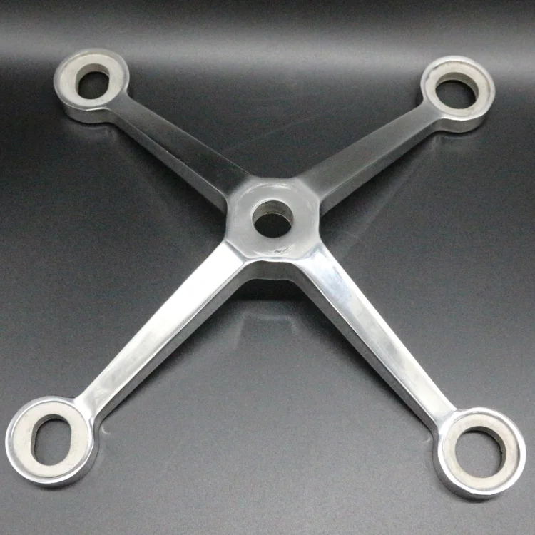 Четыре руки нержавеющая сталь стекло шторы настенный держатель паук