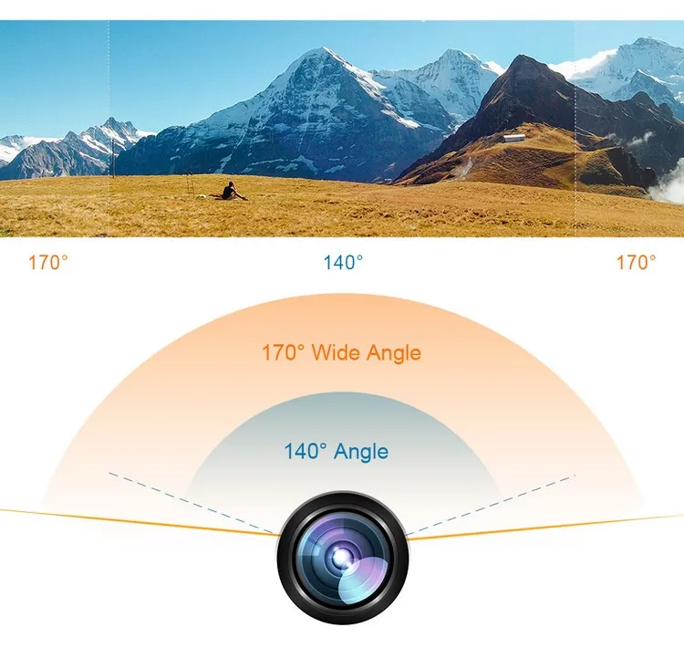 
100% Original EKEN H9 Sports camera 4K wifi Ultra HD 1080p 60fps 170D waterproof camera sports mini cam 