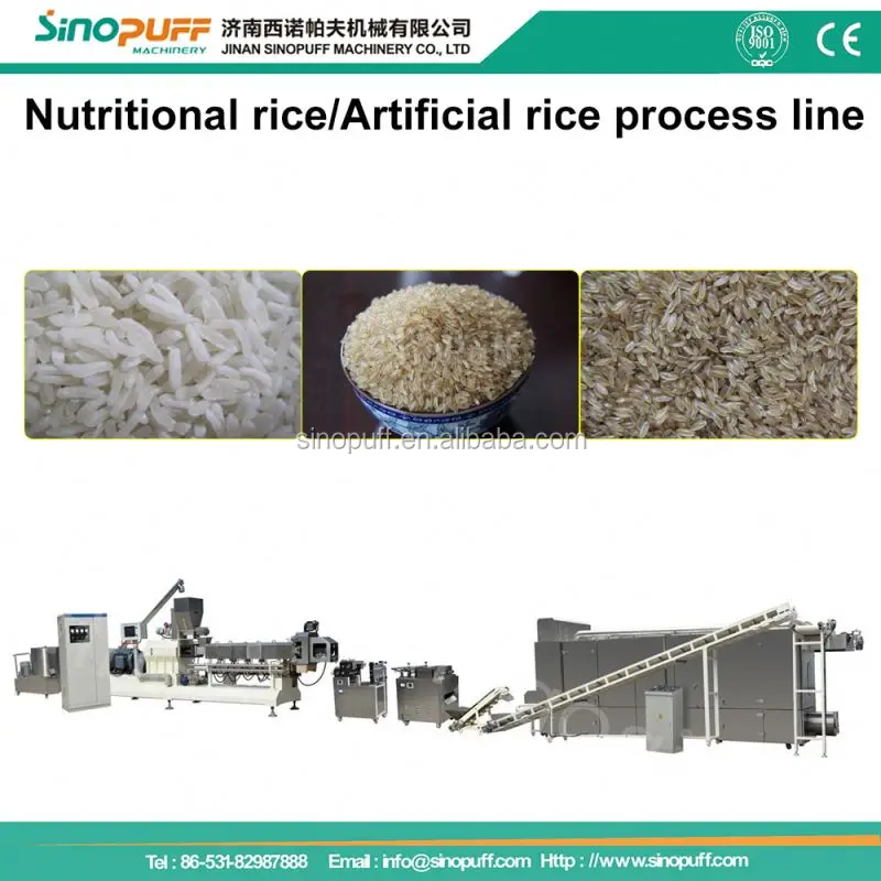 Puffed Rice Making Machine/Artificial Rice Plant