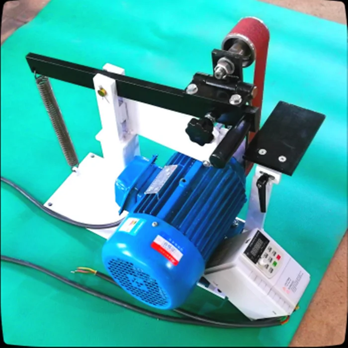 Belt Sander Machine Metalworking Grinding Machine Speed Regulation