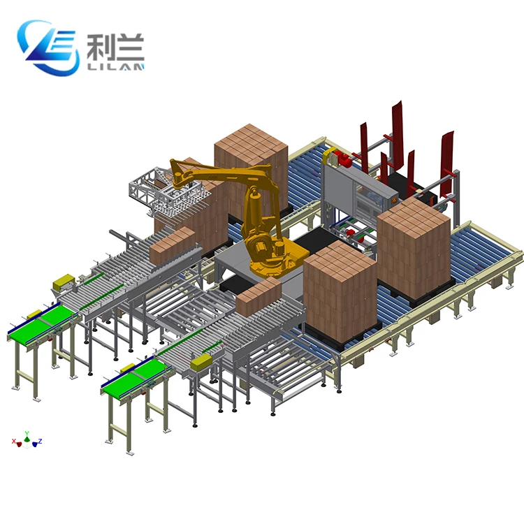 Автоматические промышленные Укладки Робот для коробки из бутылок молока