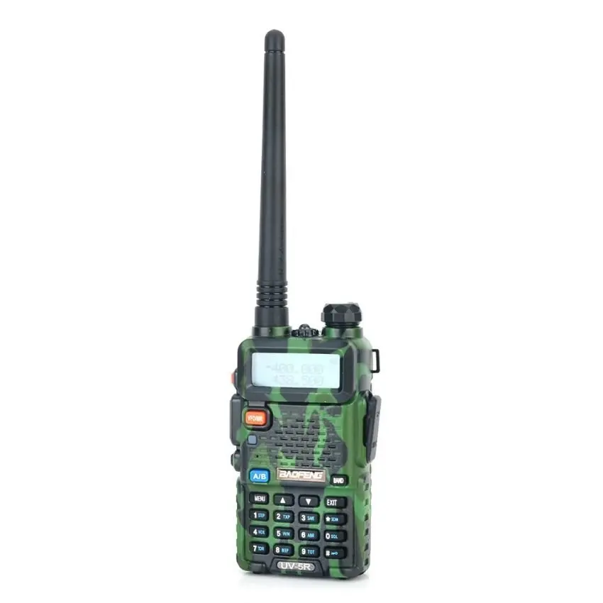 оптовая baofeng uv-5r двухдиапазонные овч / увч рации два способа радио цвета: зеленый camouflag