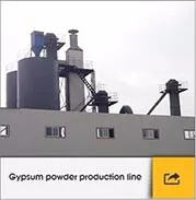
natural gypsum powder/plaster of paris making machine/plant 