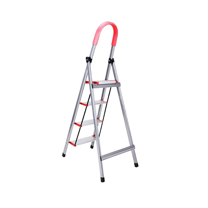 Indoor muti use 4 steps alu ladder for sale