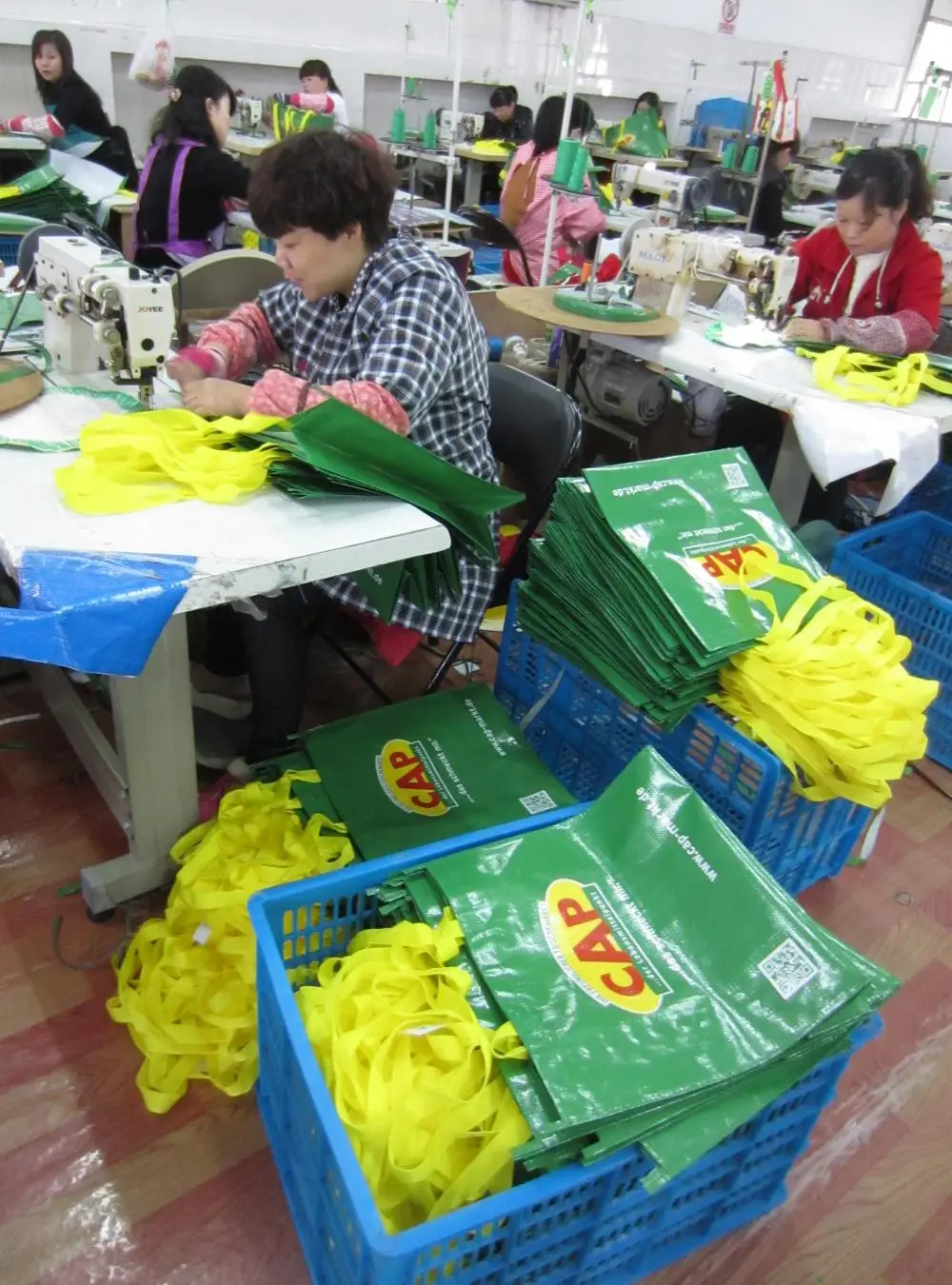 Three pieces PP Woven Garbage Bag Garbage Sorting Bags Garbage Classification