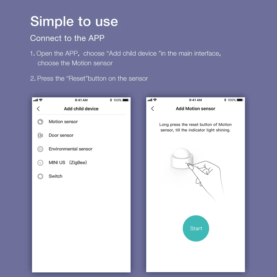 Konke iot solution wireless motion sensor zigbee hub smart sensor Human body sensor