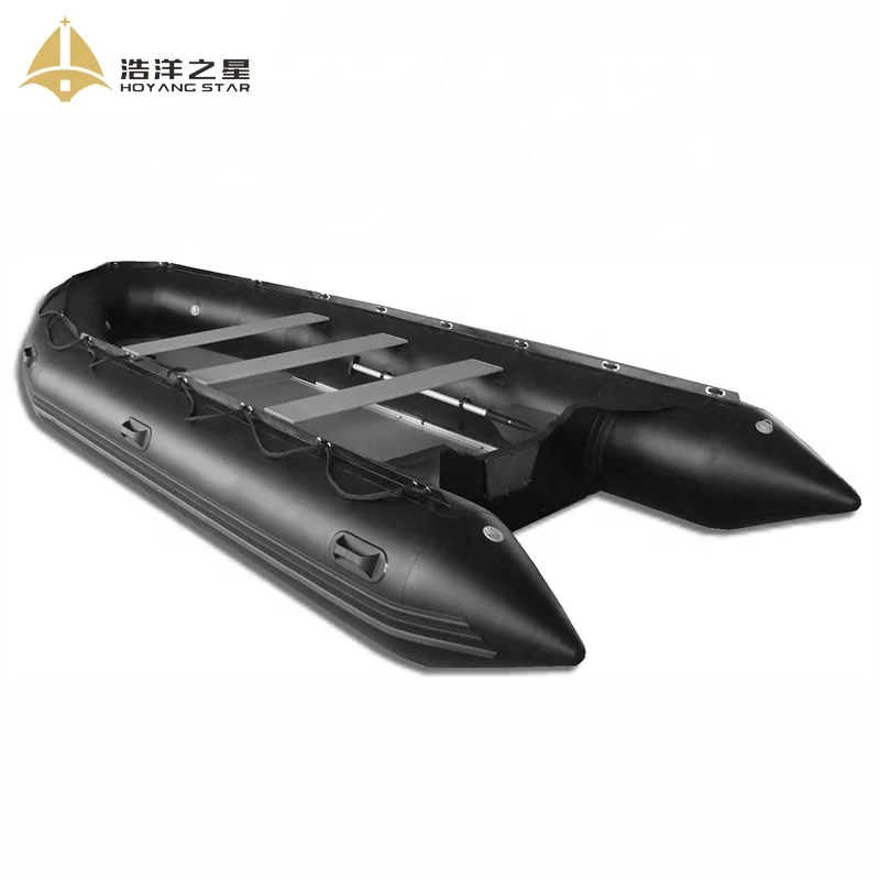 CE Certificate High Quality Hypalon Aluminum Floor RIB Inflatable Boat With Customized Color