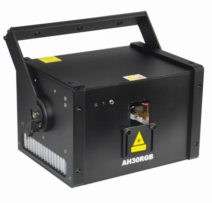 AC03RGB 3W disco laser light with RF Remote Control and Security Lock