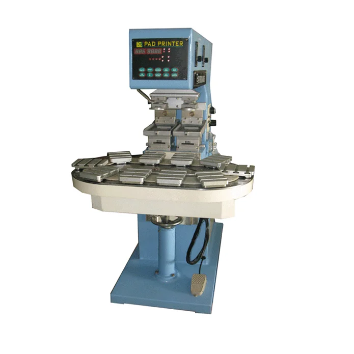 Hot Selling 10-Station Turntable Pad Printer High Quality Automatic Ice Cream Cap Printer New Condition Motor Core Components