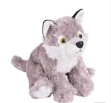 Customize Lifelike Realistic Plush Big Wolf Toy