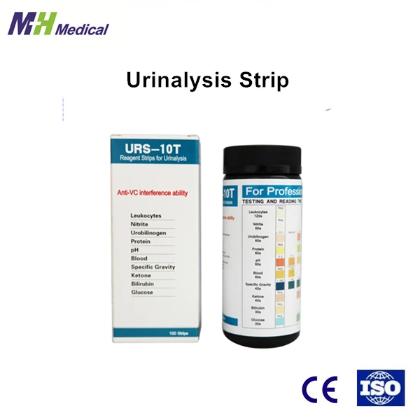 
Urine Analysis Strip 10 test 11MA 12MA PH Strip Catone Test 