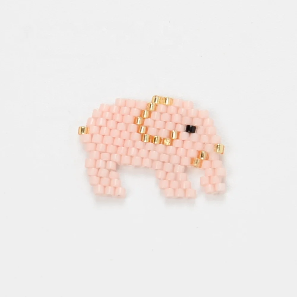 Moyamiya wholesale handmade jewelry delica beads elephant miyuki pendant charms Chinese online markets