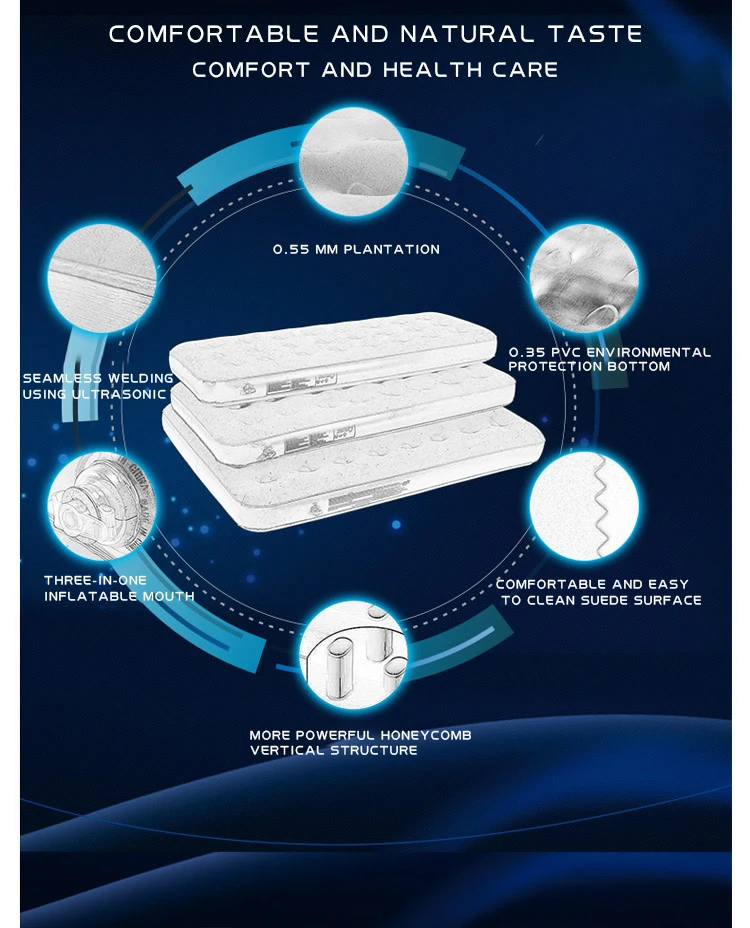 Suksky Inflatable Furniture Multi-use Foldable Bunk Set Bed Air Mattress