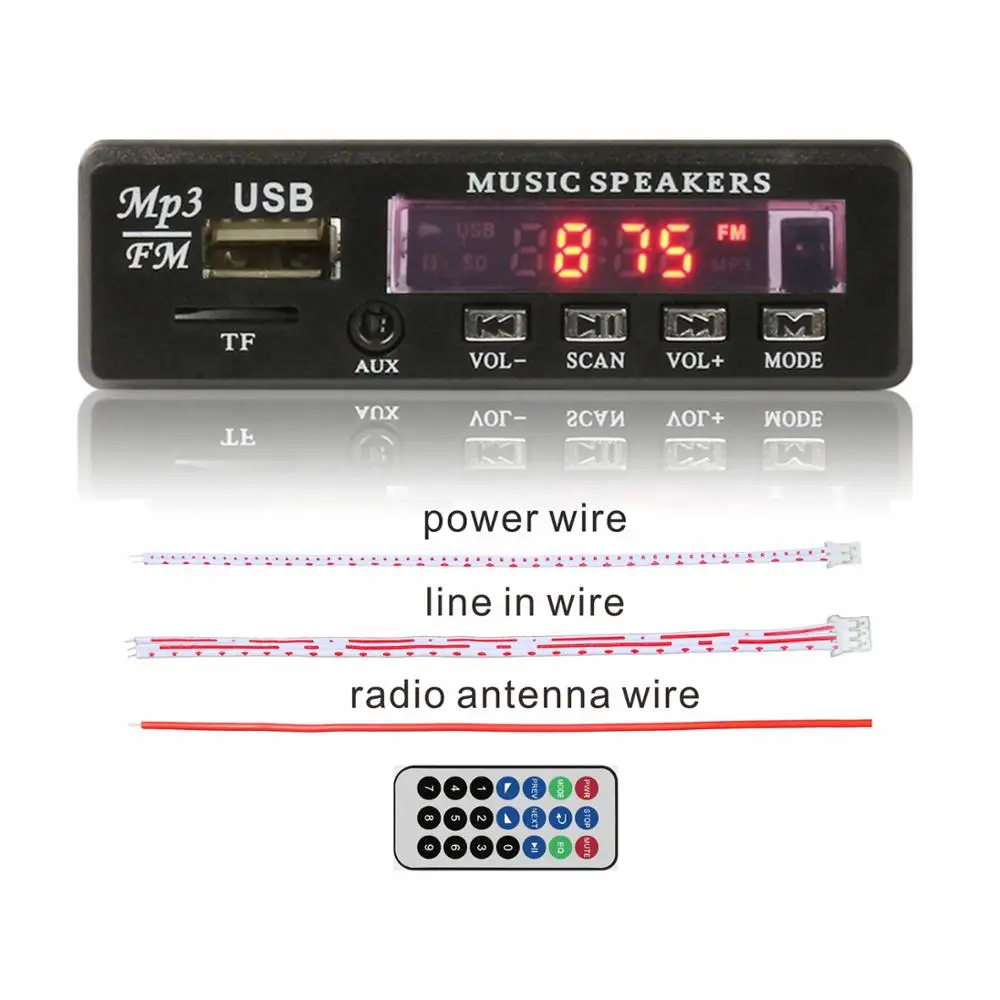 Dc 5V Audio Mp3 Usb Player Decoder Board BT