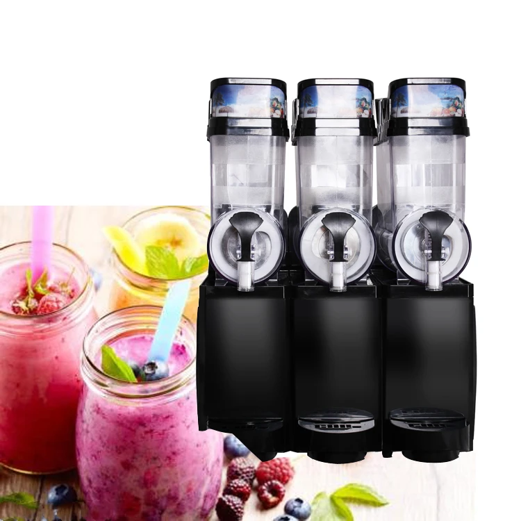 
Snow Welting Slush Ice Machine Cheap Frozen Ice Slush Machine Commercial 3 Tanks Provided 1 YEAR Ordinary Product 