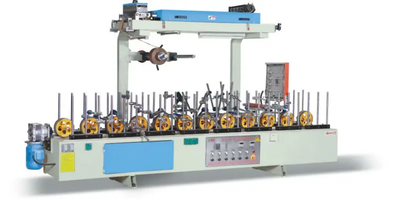 steel iron pipes profile laminating machine for curtains