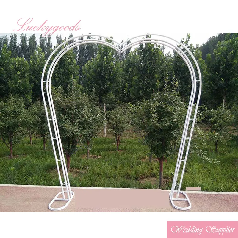 
2018 hot sale decorative white wedding arch wholesale 