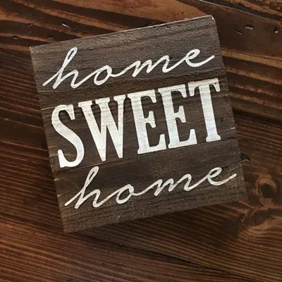 Wooden vintage home decoration bathroom and livingroom wall signs