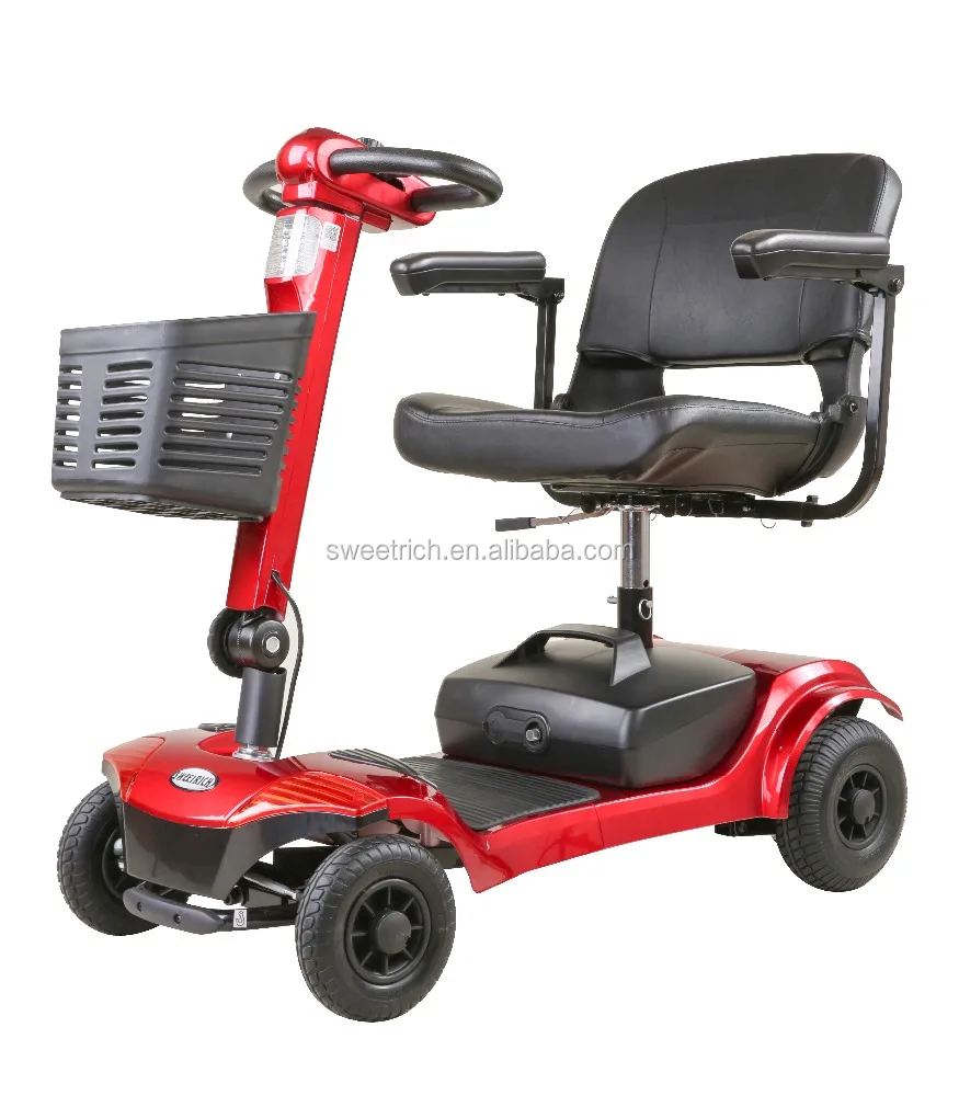 SW1000L Foldable Compact Elderly Travel Electric Mobility Scooters  for elderly and handicapped