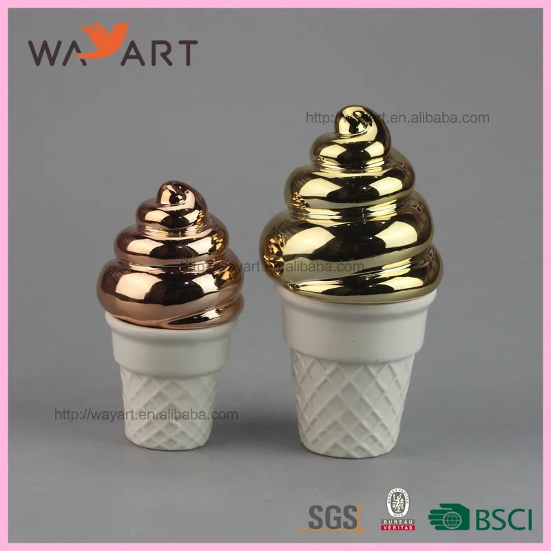 Lovely Ceramic Cupcake Cookie Jar With Nice Design