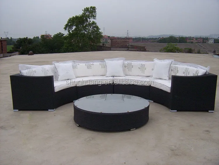 
new style garden rattan sofa sectional outdoor aluminum sofa sets 