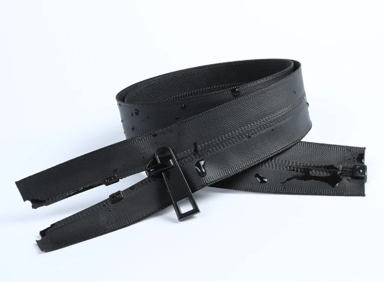 Factory wholesale Waterproof zippers Sports wear zipper 70cm ~ 150cm Waterproof nylon zippers