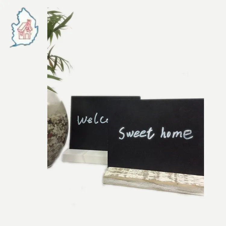 Liquid Mark Kids Wood Base Magnetic Mini Chalkboard Signs