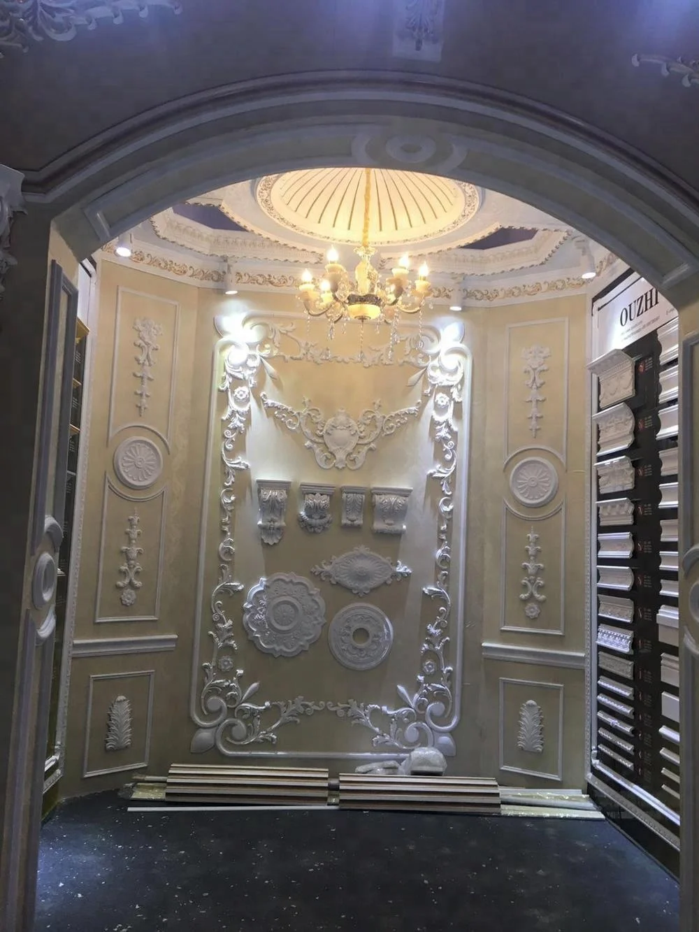 Supplier direct sale polyurethane wedding home decoration post Polyurethane pillar