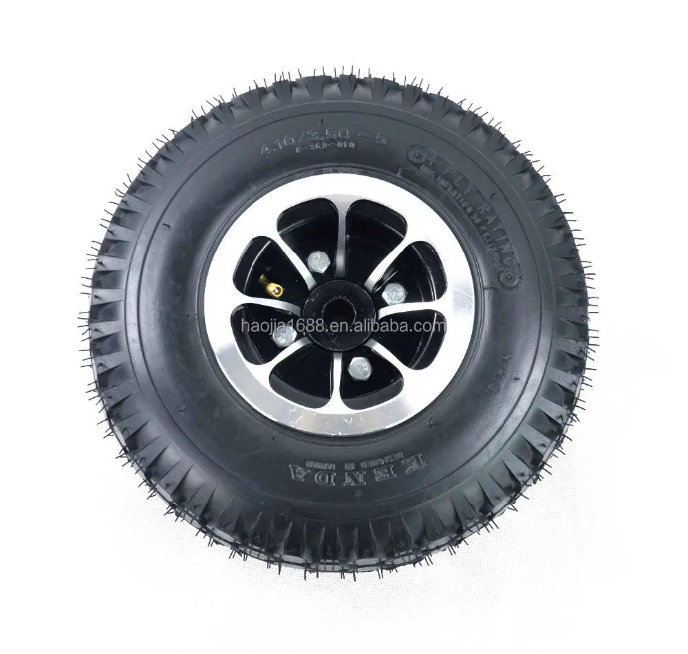 Source factory products 4.10/3.50-5 Aluminum alloys hub Inflatable Driving wheels