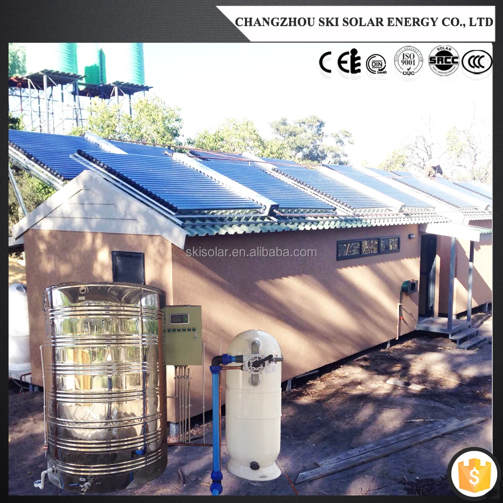 
two sides open vacuum tube solar collector 