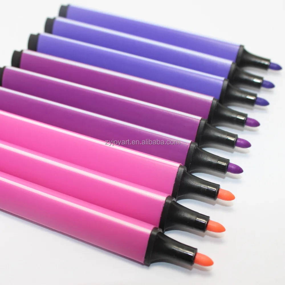 Water color Marker Pen Multiple Use Pack of 12 in Clear Plastic Carry Case