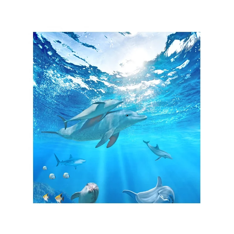 Sea Floor Home Wall Paper Custom Printed Mural Sky for Kids Room