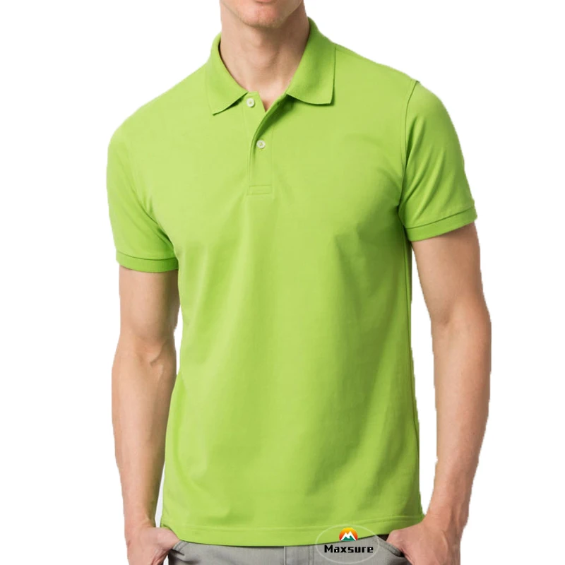 Custom Logo Made 100 % Cotton Embroidery Men Polo T-Shirt