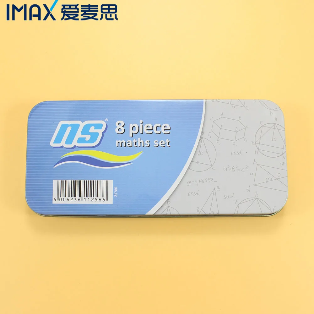 8pcs math sets,mathematical instrument box for Africa