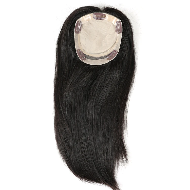 CARA Mono Silk Base Women Hair Pieces Human Hair Replacement System Hair Piece Toupee For Woman