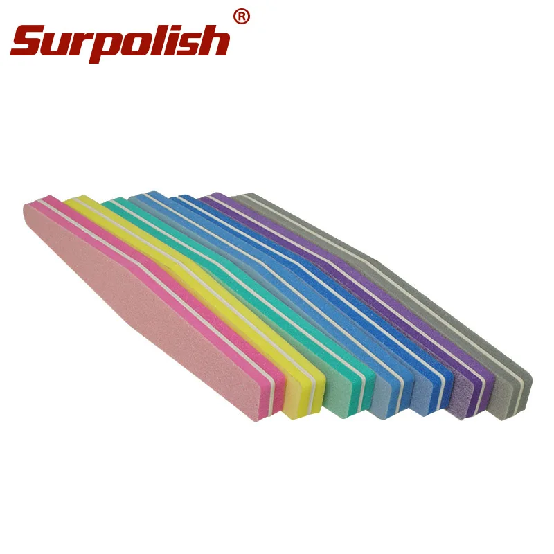 Производители двухсторонней губки, оптовая продажа, одноразовый буфер для ногтей