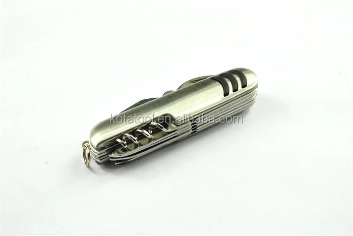 stainless steel multi purpose 12 in 1 multi function keychain knife