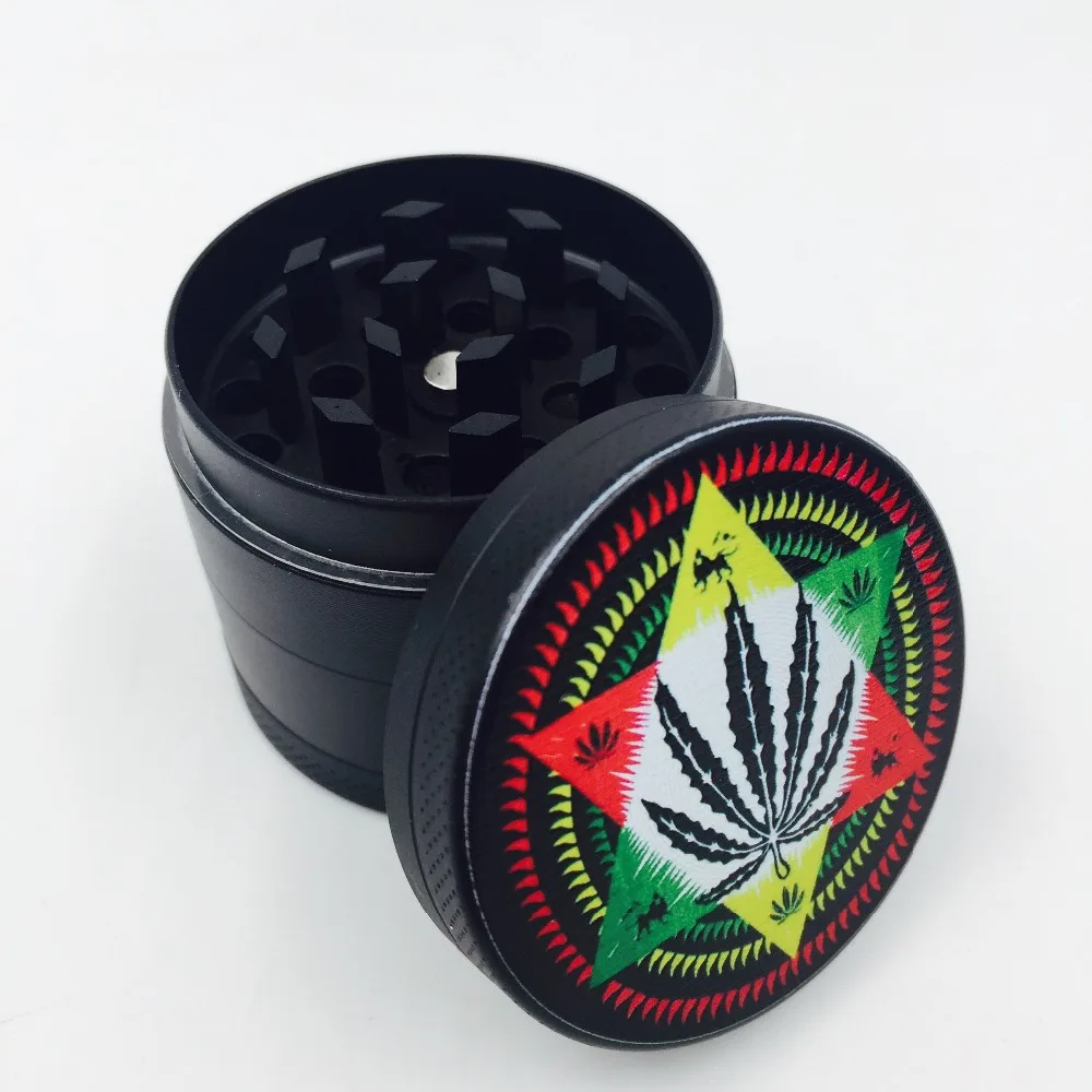 New Wholesale 4 Parts Weed Accessories Custom Logo Herb Grinder