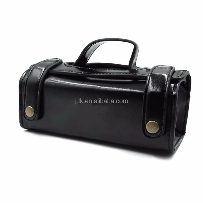 High Quality Portable Leather Shaving Bag Travel Shaving Tools Organizer for Men