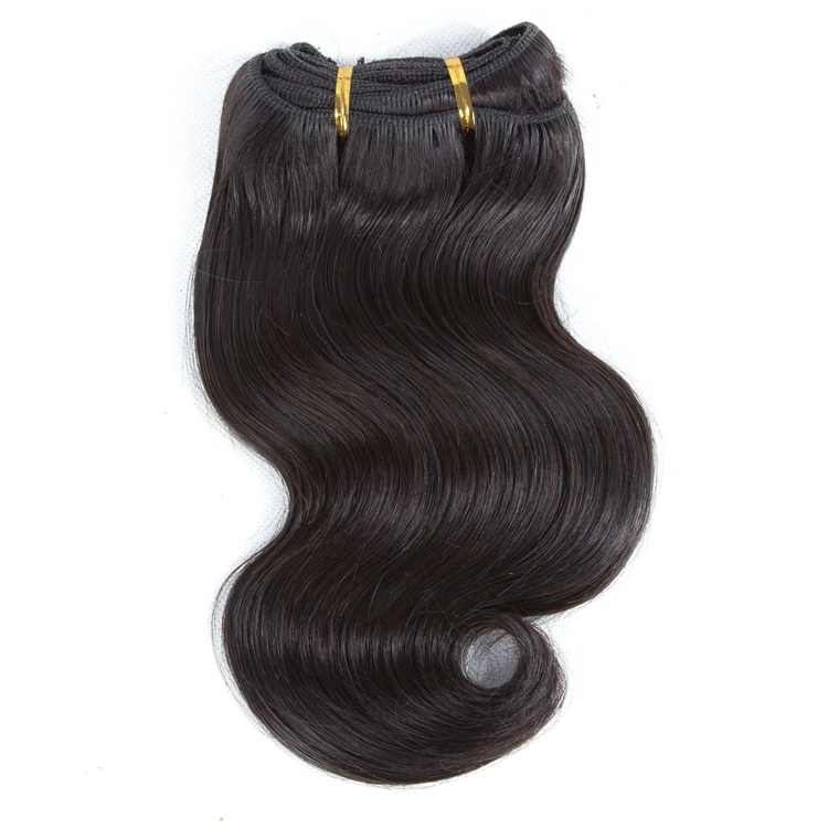 Brazilian Italian Weave Bundles 6 Inch Virgin Human Hair Extension for Black Women Short Wavy