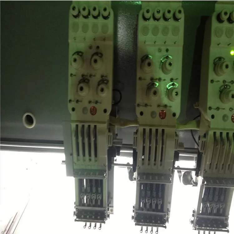 Dahao 5 inch color monitor 4 head flat embroidery machine computerized with USB port