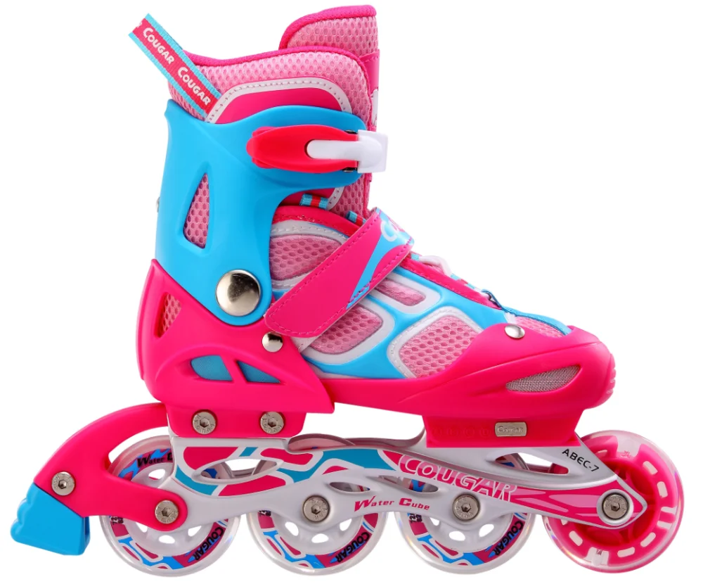Cougar two flashing wheel kids line roller skates shoes