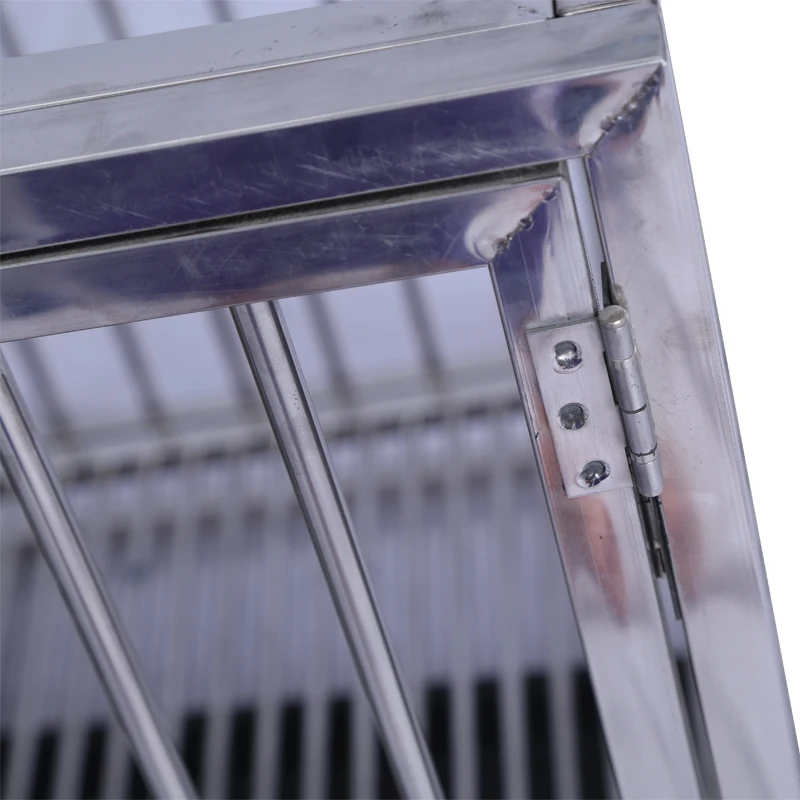 Large wholesale indoor & outdoor stackable foldable aluminium stainless steel dog cage