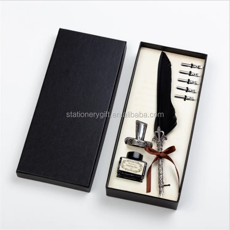 EVAL wholesale personality colorfulcustomized feather pen fountain